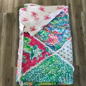 Lilly Pulitzer Pottery Barn Quilt